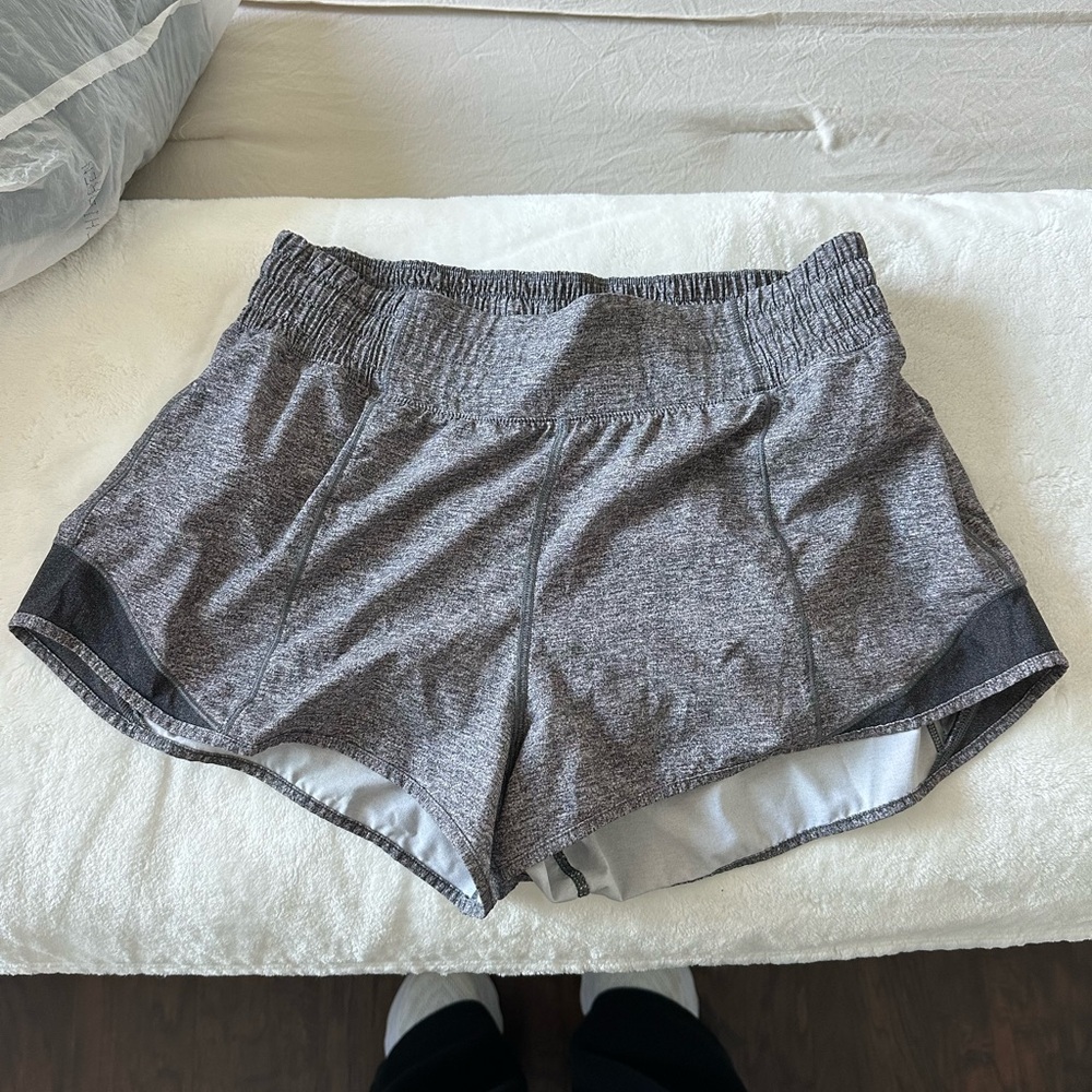 grey lulu shorts